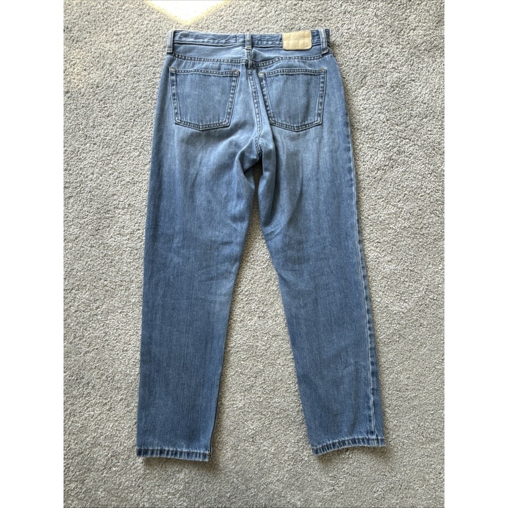 Everlane Ankle Skinny Jeans Size 26 Waist Mid Rise Blue Denim 98% Cotton Stretch - Picture 5 of 7